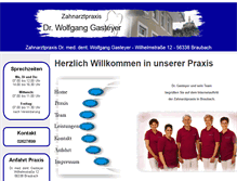 Tablet Screenshot of die-freundliche-zahnarztpraxis.de